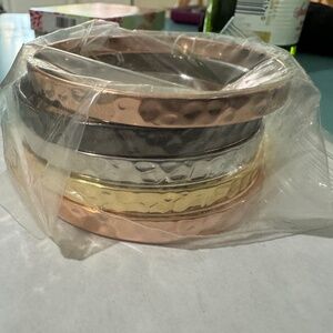Park Lane Layered Bangle Bracelets.(5 included)